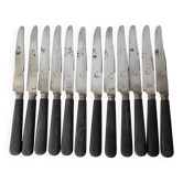 Antique ebony handle knives