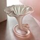 Magnificent Art Deco Daum vase in grey rose crystal paste, Flower of C.
