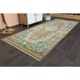 Vintage Turkish Oushak Handmade Wool Cotton Brown Runner Rug 127x310