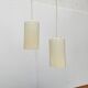 Modern mid-century German plastic suspension by Erco.