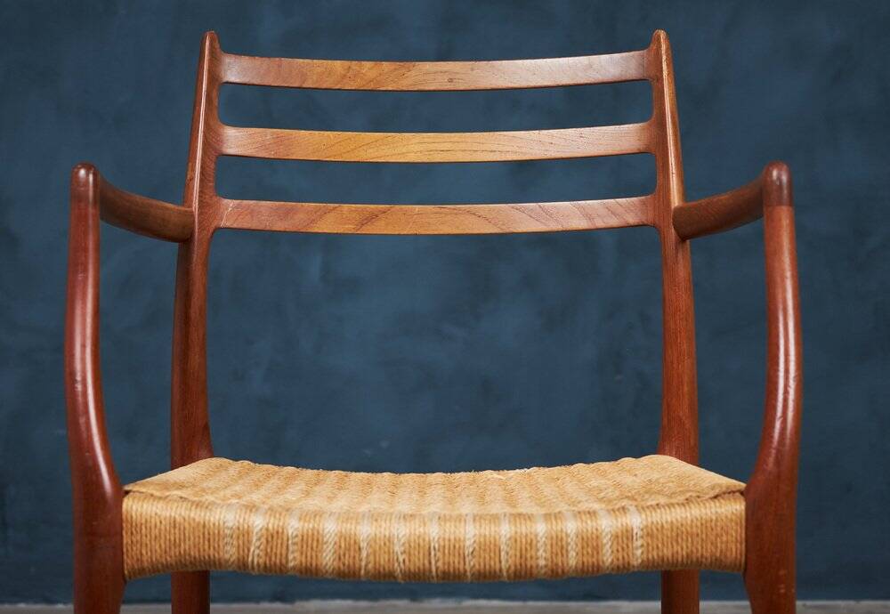 Danish Teak Model 62 Armchair by Niels Otto Møller, 1960s