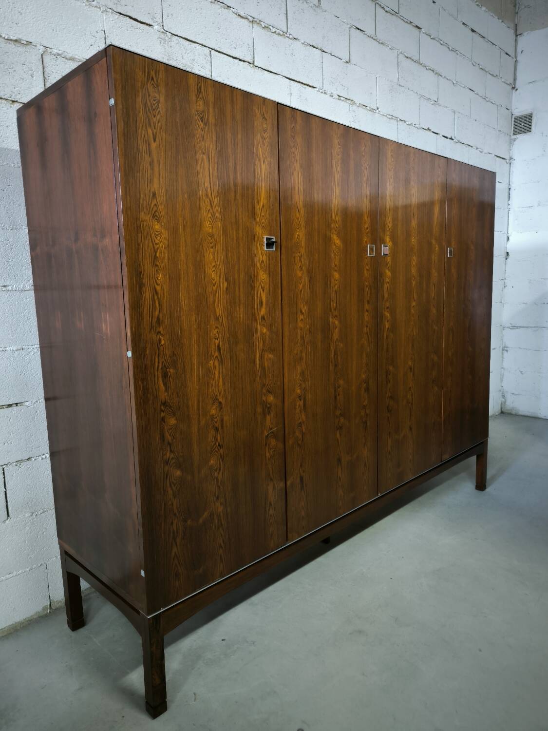 Vintage Scandinavian Rosewood Wardrobe