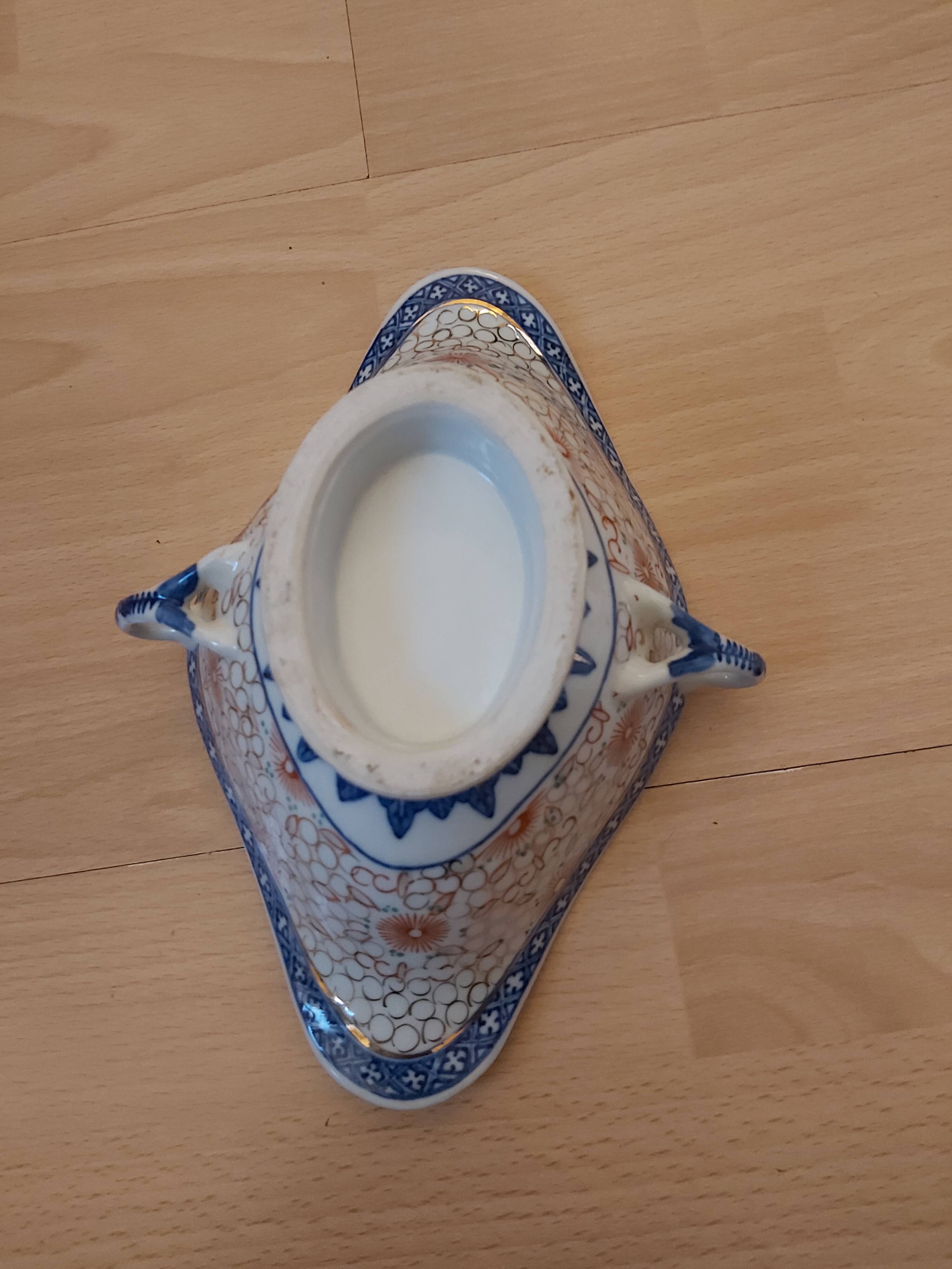 Chinese porcelain sausage called rice seed from the 1960s