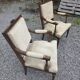 Paire de fauteuils style Louis XVI