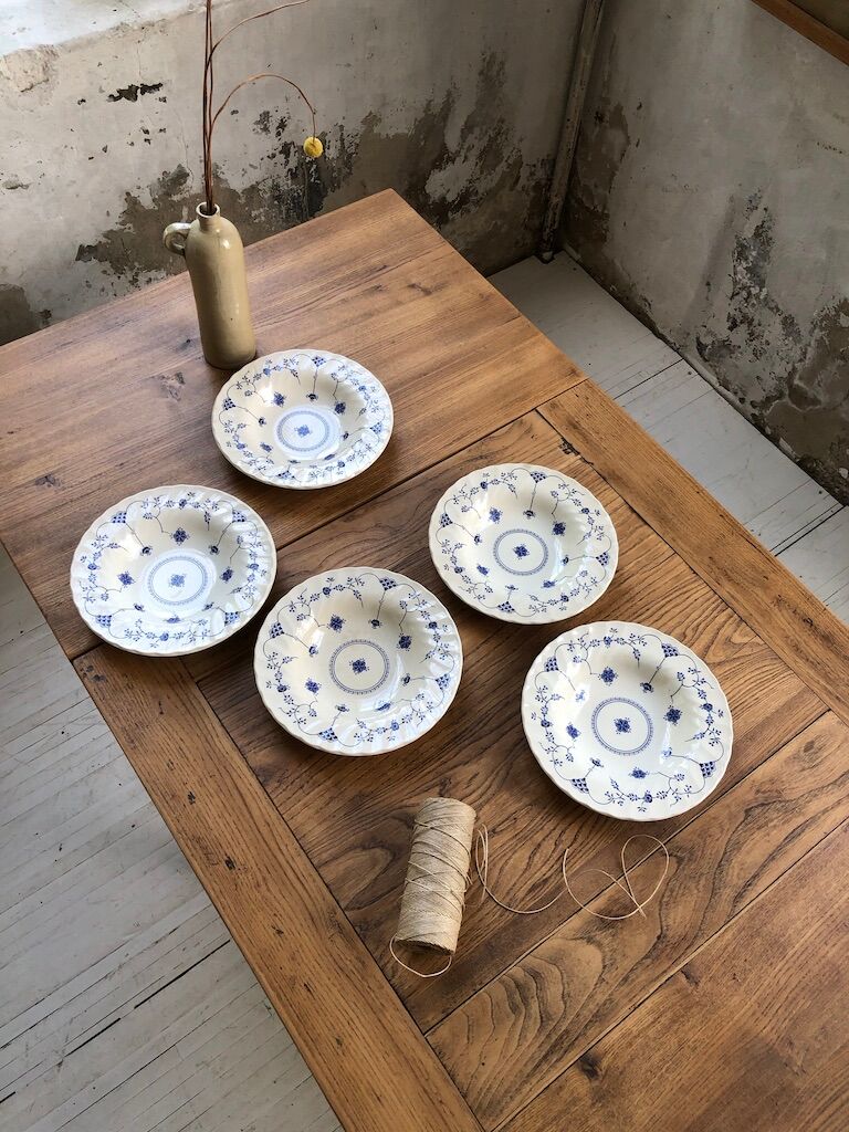 5 hollow plates Myott Finlandia