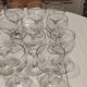 Set of water and wine glasses