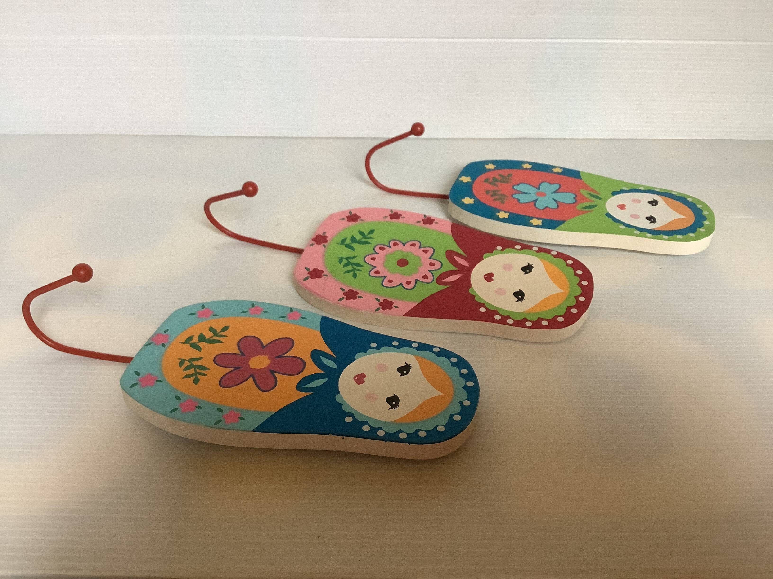 Trio of Russian doll hooks