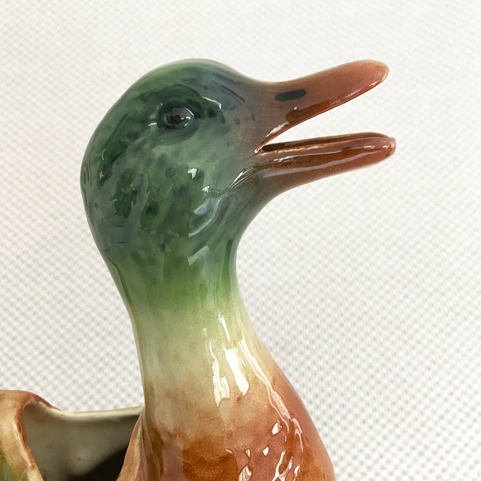 Duck jug – Faïencerie de Saint-Clément, 1970s