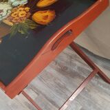 Ensemble grand plateau & pied pliant