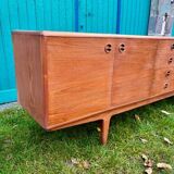 Vintage 1960s Scandinavian teak sideboard by Sven Ellekaer