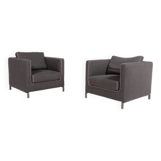 Paire de fauteuils B&B Italia 'Ray' conçus par Antonio Citterio