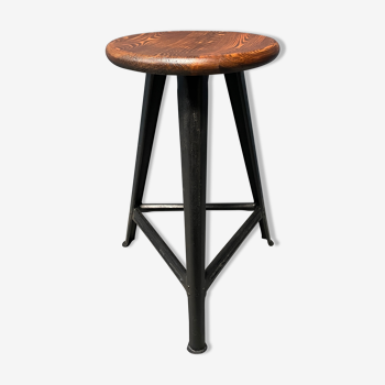 High industrial stool by Rowac/Bemefa from the 1940s