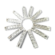 Box of 12 lead crystal knife holders