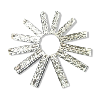 Box of 12 lead crystal knife holders