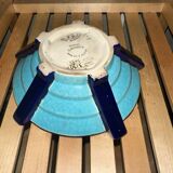 Art Deco cup in Longwy enamels