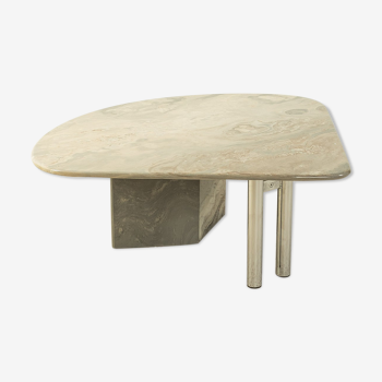 Table basse en marbre des années 1960
