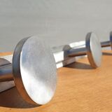 Wall coat rack 3 aluminum hooks
