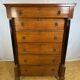 Chiffonier en chêne néerlandais antique Empire vers 1820