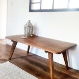 Solid wood coffee table
