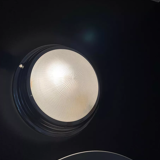 Pair of holophane wall lamps, chrome metal, france 1930 vintage art deco