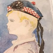 Portrait of a Scottish Child 1932 Frame