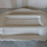 Kitsch earthenware asparagus serving dish
