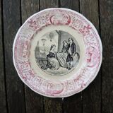 12 old talking plates from Sarreguemines – Discoverers & Inventors