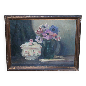 José Castanié oil on canvas exhibited at the FABRE Museum in Montpellier 68.5 x 53.5 cm