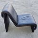 Postmodern leather lounge chairs in the style of Etienne Fermigier 1978.