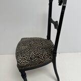 Pair of upholstered Napoleon 3 style chairs