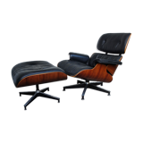 Lounge chair & ottoman rosewood from Rio by Charles & Ray Eames edition Herman Miller USA, 1970