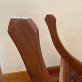 Curule or Dagobert teak seat