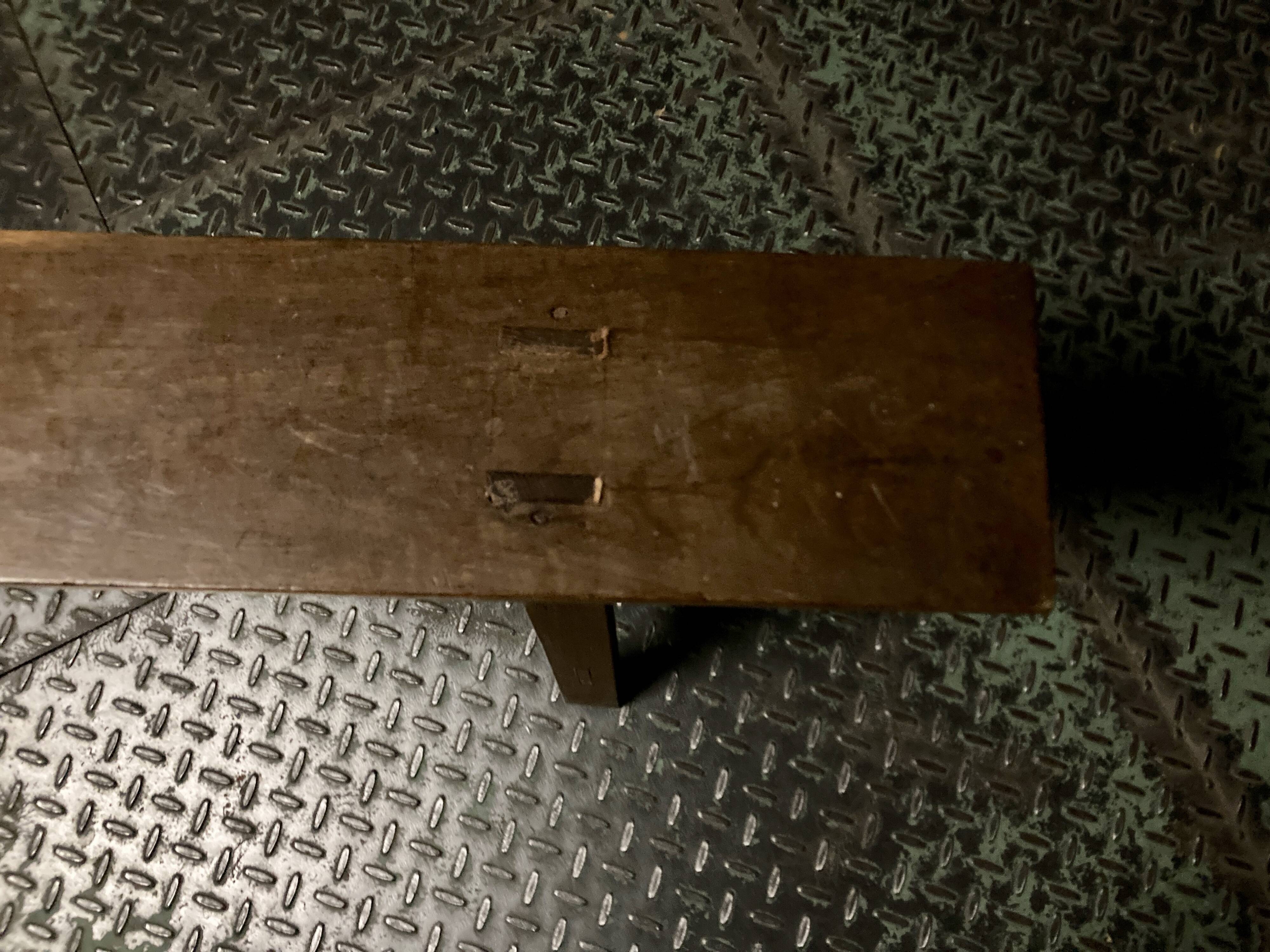 Paire de bancs de monastère Longueur 2m
