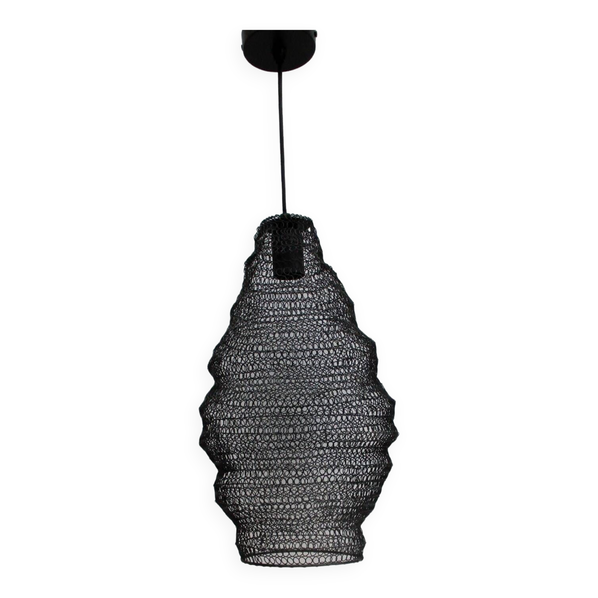 Suspension luminaire en fer  noir