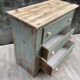 Commode en bois patinée