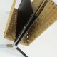 1970s vintage magazine rack newspaper holder chrome leather bamboo
