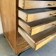 Vintage printer or schoolmaster workshop furniture from the 50s