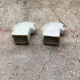 Pair of ceramic squirrels from Limoges signed Rys