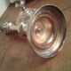 Pair Silver bronze bougeoirs. Loui XIV style. late 19th