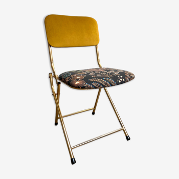 Eyrel folding chair - 70s - upcycling - Black Phoenix