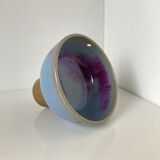 Beautiful Chinese porcelain standing cup covered with oxblood and moonlight