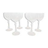 Verres à eau en cristal