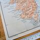 Corsica, original map printed in 1906.