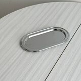 Small vintage tray in lightweight metal