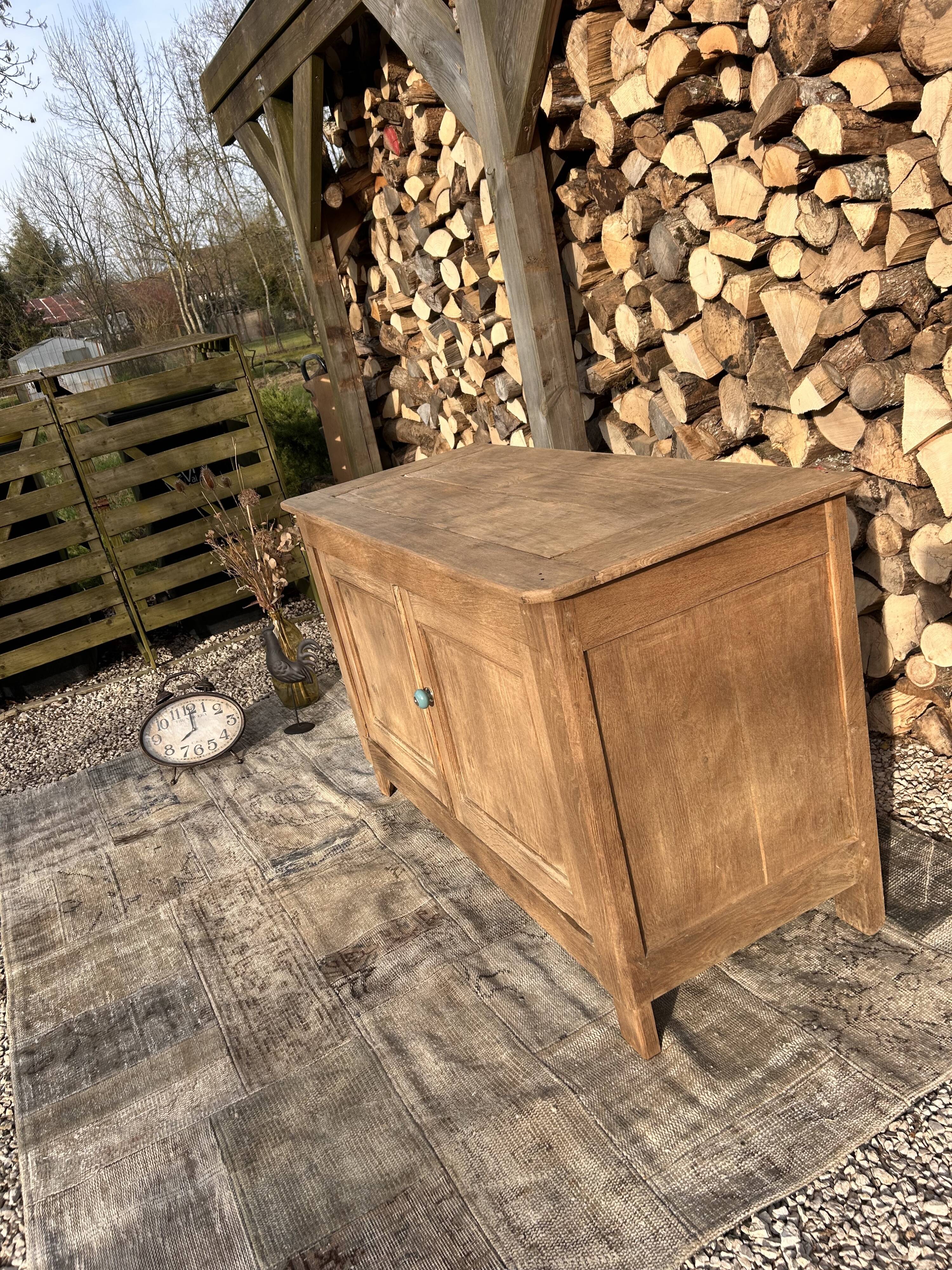 Renovated solid oak sideboard