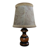 Rustic chic turned wooden bedside lamp haha skin day