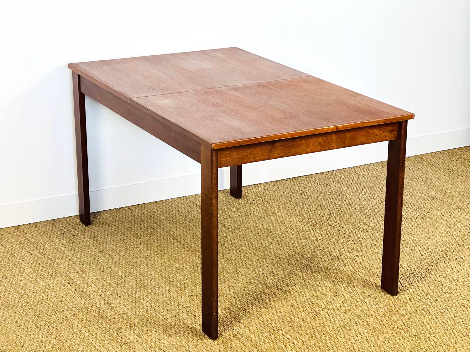 Scandinavian dining table in teak