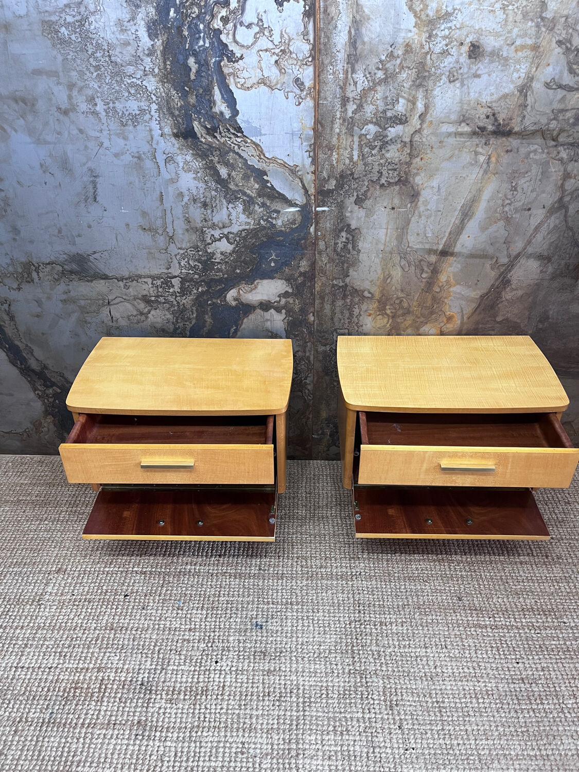 Pair of bedside feet compass