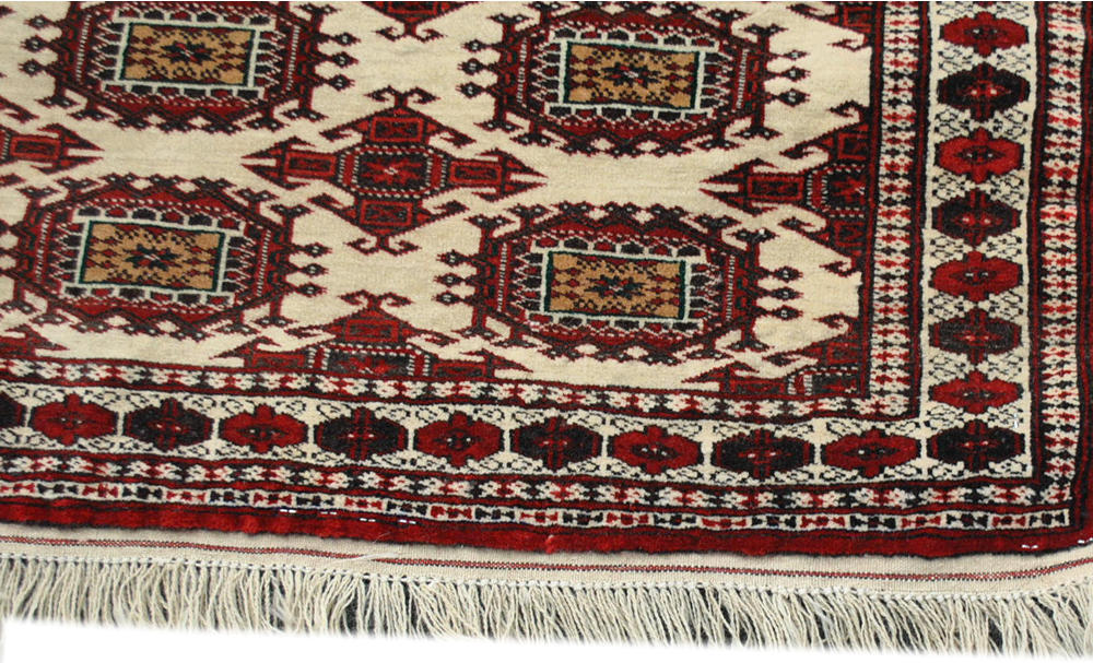 Authentic Persian Torkaman rug 105x90cm