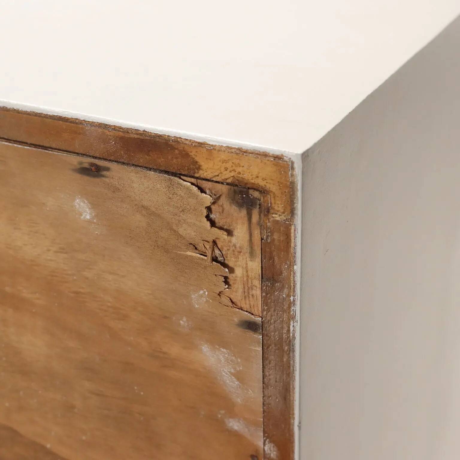 Vintage enfilade Prisma in painted teak, 1960s.
